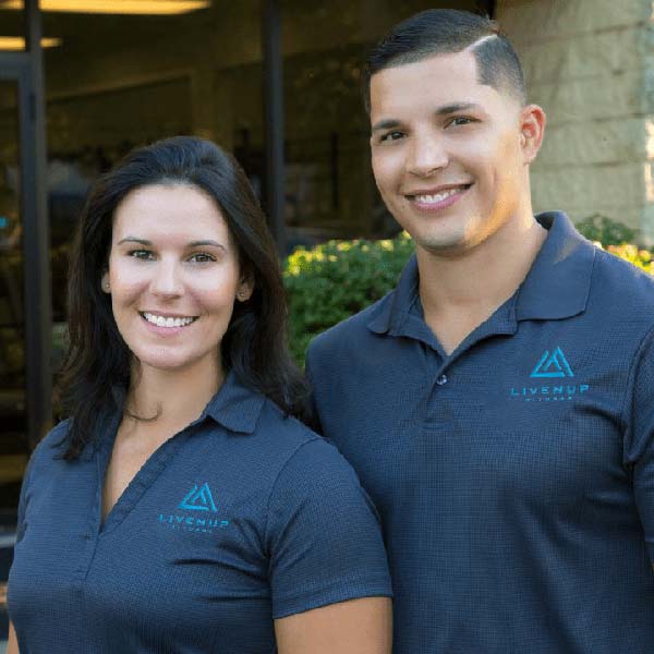 Whitney and Chris Carullo owners of Liven Up Fitness